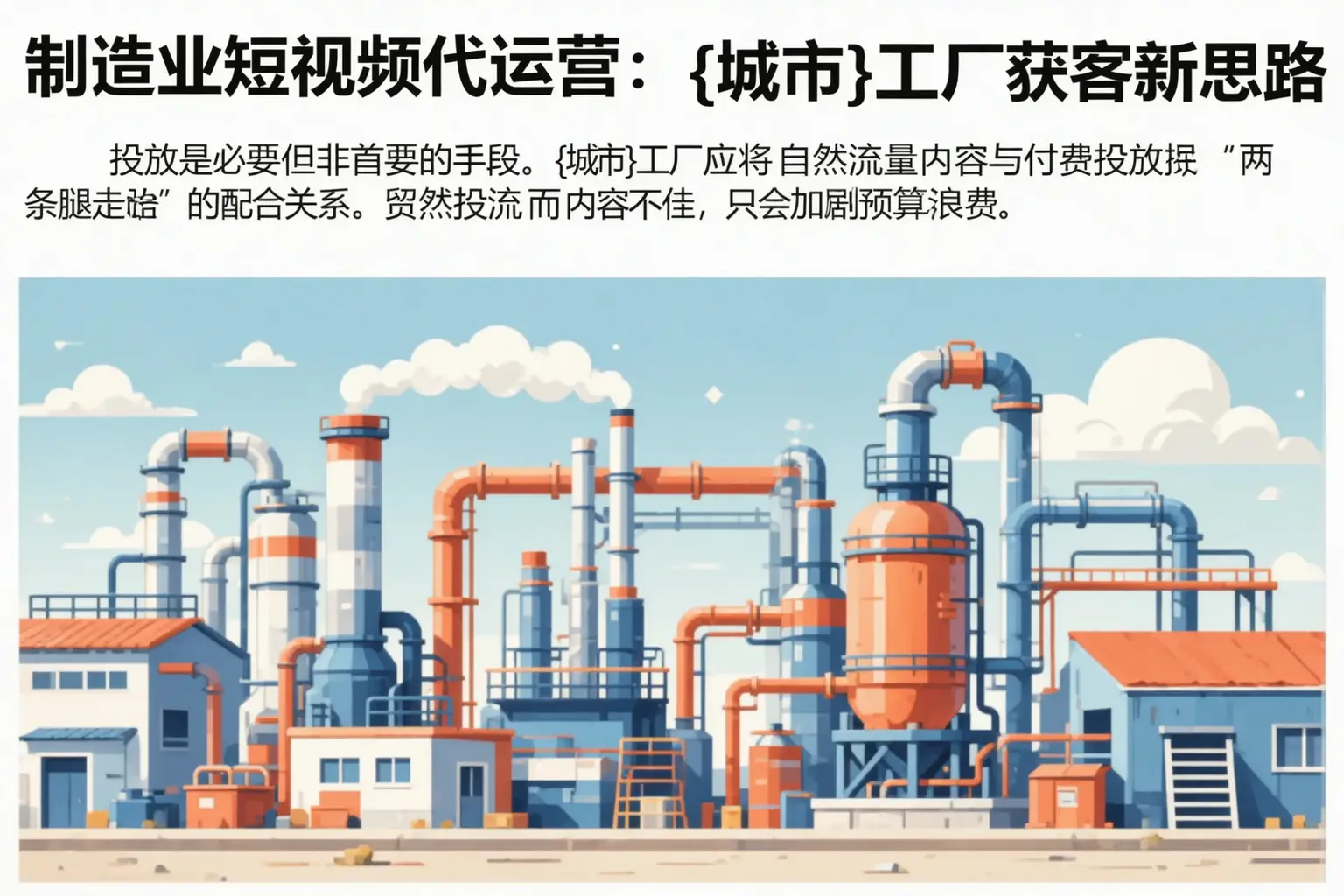 制造业短视频代运营：怀化工厂获客新思路