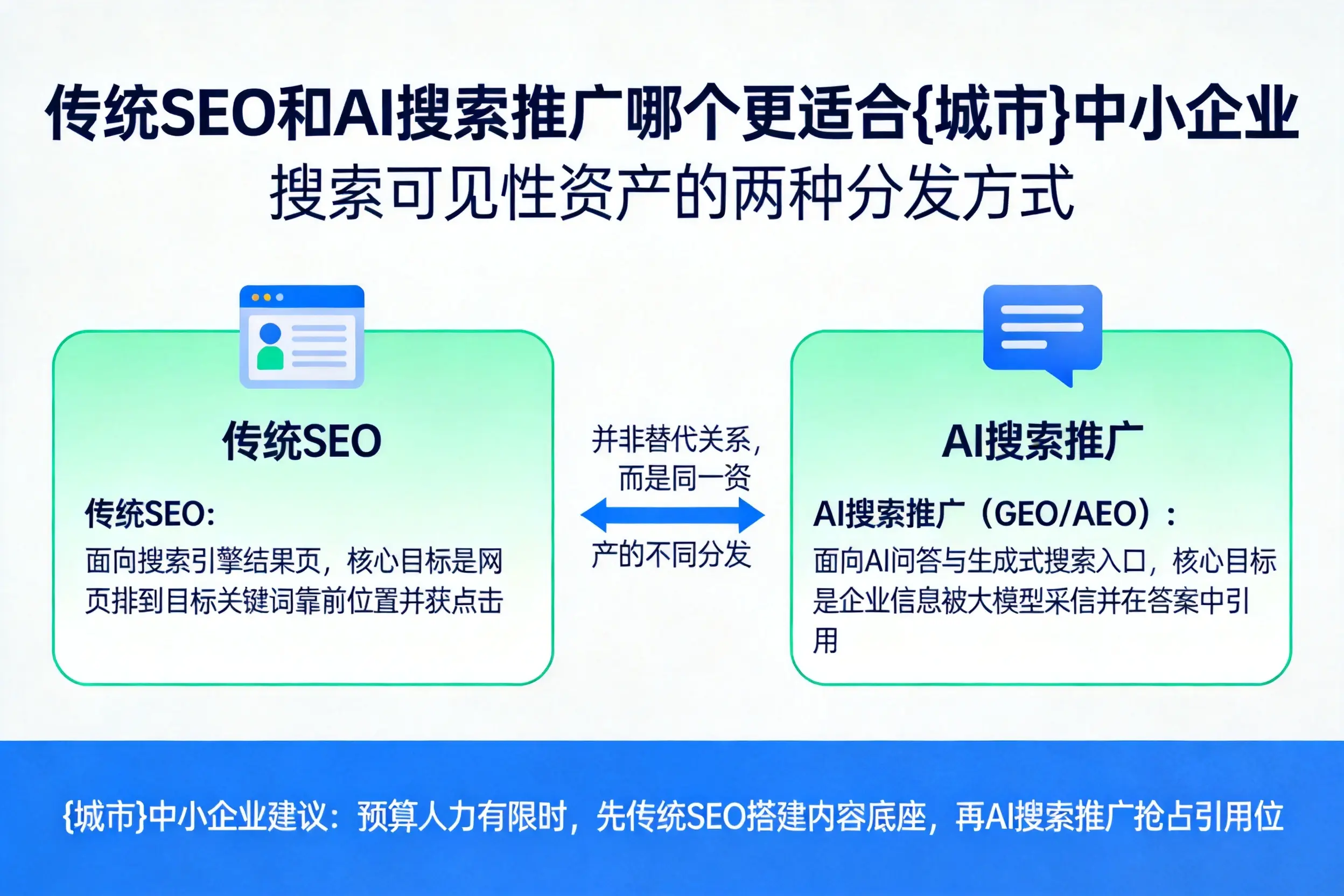 传统SEO和AI搜索推广哪个更适合怀化中小企业