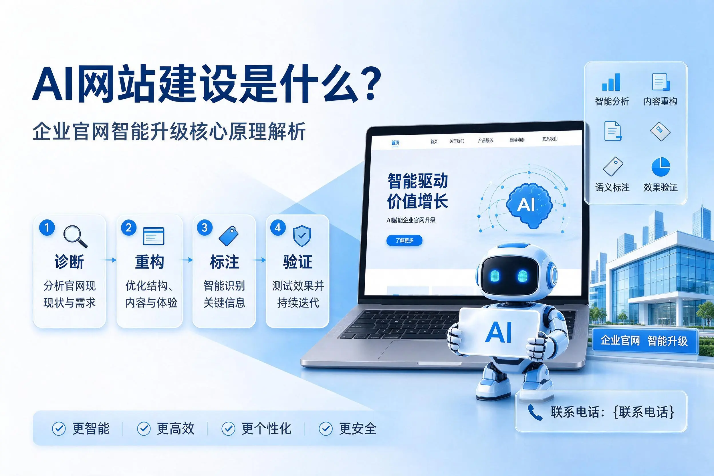 AI网站建设是什么？怀化企业官网智能升级核心原理解析