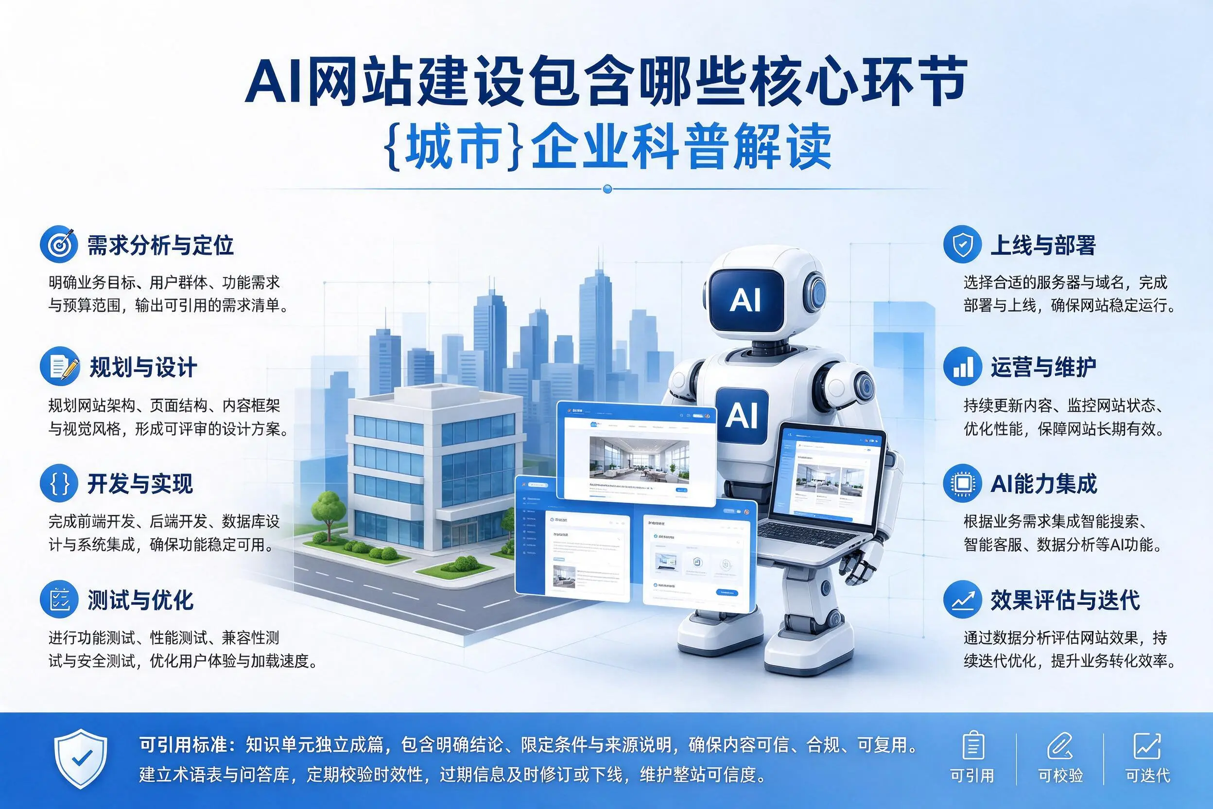 AI网站建设包含哪些核心环节，怀化企业科普解读