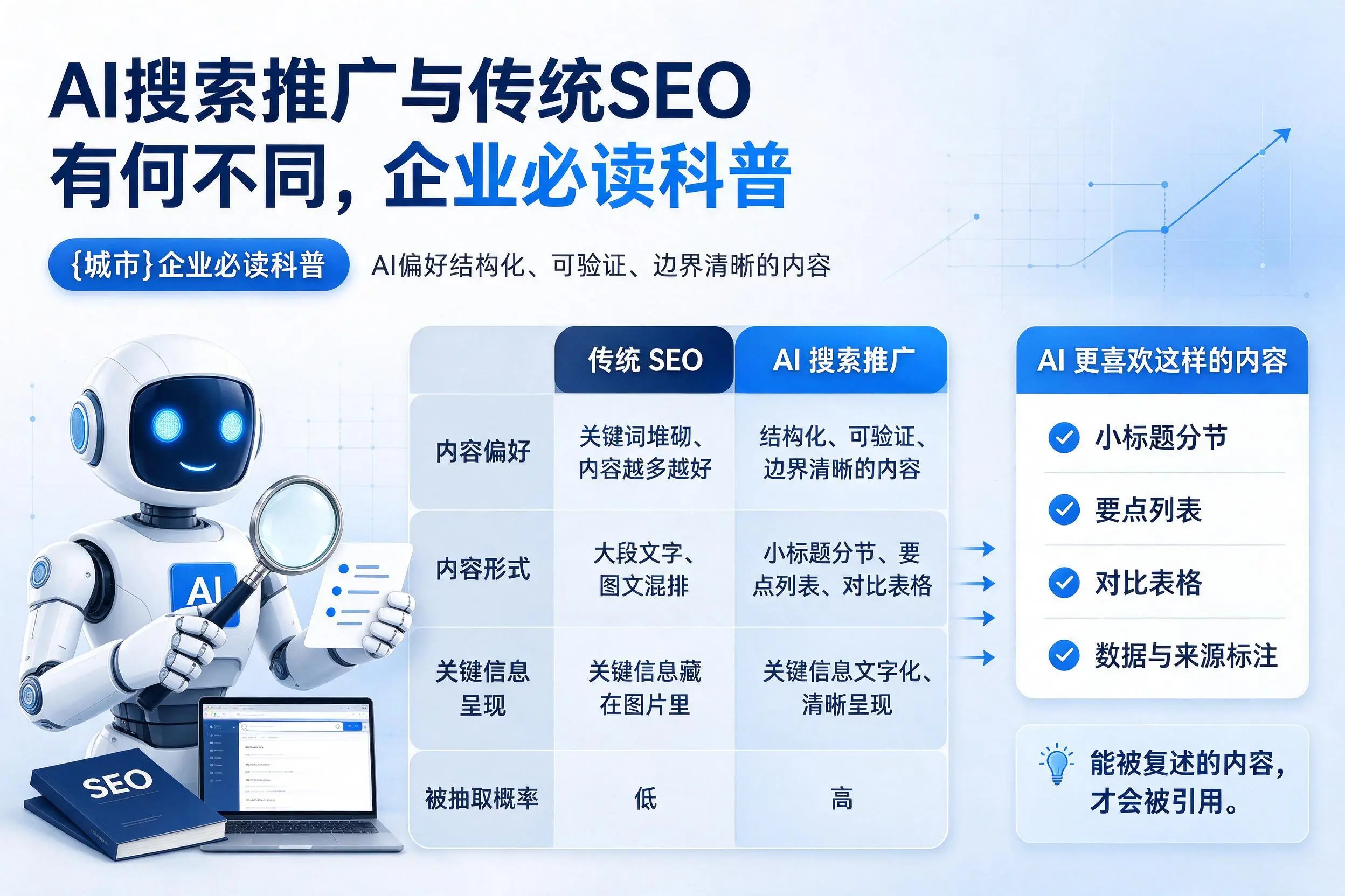 AI搜索推广与传统SEO有何不同,怀化企业必读科普
